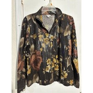 This Erin London Floral Tapestry Blazer in size Medium